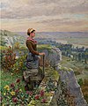 On the Terrace, Rolleboise by Daniel Ridgway Knight