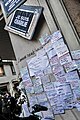 Messages de soutien à Charlie Hebdo, rue Nicolas-Appert.