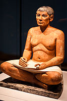 «Писар, що сидить», 2600–2350 до н. е. (IV або V династія), Стародавній Єгипет