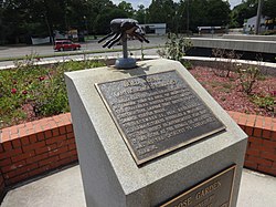 A placa do gurgullo do algodoeiro en Enterprise, Alabama