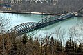 Eisenbahnbrücke über den Ferlacher Stausee bei Strau, Stadtgemeinde Ferlach