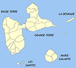 Découpage communal de l'archipel guadeloupéen