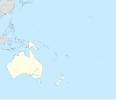 Mapa konturowa Oceanii, po prawej znajduje się punkt z opisem „Omoka”