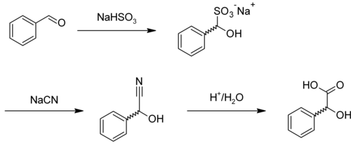 Synthese van amandelzuur