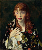 Edna Smith in una veste giapponese, 1915, Indianapolis Museum of Art