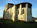 Abside de l'église Saint-Aubin.