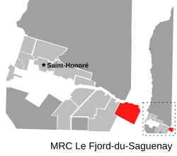 Location of Petit-Saguenay