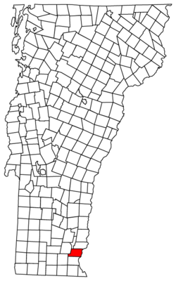 موقعیت دامرستون، ورمونت در نقشه