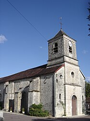 The church in Éguilly-sous-Bois