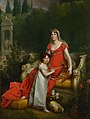 Elisa Napoleona e a sua mãe, por François Gérard, 1811.