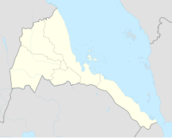 Massawa trên bản đồ Eritrea