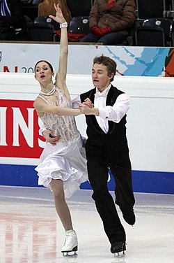 Irina Štork und Taavi Rand bei der Europameisterschaft 2011