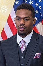 Jon Jones during a U.S. Senate event in support of a Cleveland Clinic brain study.