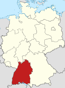 Baden-Württemberg – Localizzazione