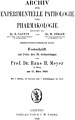 Festschrift anlässlich von Meyers 70. Geburtstag 1923