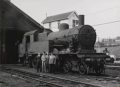 NS 6013 net voordat de lok voor de sloop ging (27-05-1957)