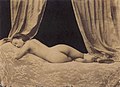 Recumbent female nude, Amélie Félix-Jacques Moulinen argazkia, c.1852–1853