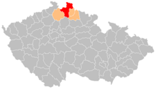 Okres Liberec na mapě