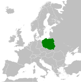 Polonia - Localizzazione