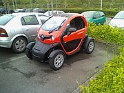 Renault Twizy estacionado.