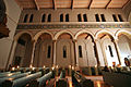 Sankt Pauls Kirke. Interior across, west side