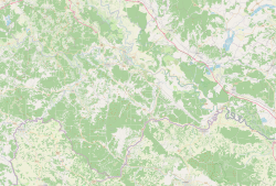 Видрењак на карти Сисачко-мославачке жупаније