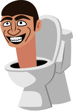 Ilustrativní ztvárnění Skibidi Toilet