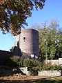 Tour de défense et un pan de mur de l'ancienne enceinte de la ville