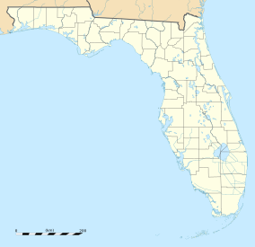 Map showing the location of Gainesville-Hawthorne State Trail