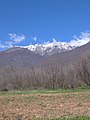 View of Belasica from the Greek side during the winter