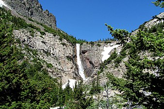 Vattenfallet Apikuni Falls.