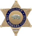 Sheriff-Stern des Los Angeles County Sheriff