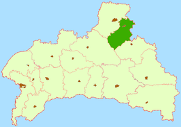 Distretto di Ljachavičy – Localizzazione
