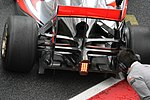 Le diffuseur de la McLaren MP4-26.