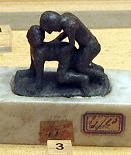Sculpture depicting sex