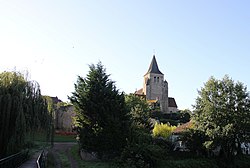 Skyline of Ainay-le-Château