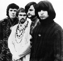 Hard- und Psychedelic-Rock-Bands wie Blue Cheer (links) und Iron Butterfly (rechts) nahmen schon in den 1960er-Jahren die Grundzüge des Doom Metal vorweg.