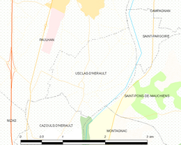 Usclas-d'Hérault - Localizazion