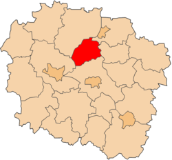 Location within the voivodeship