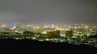 普寧城區東部夜景遠眺