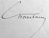 signature de Charles-François Chatelain