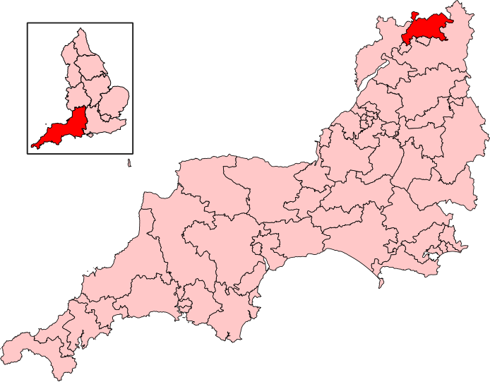 Etholaeth Tewkesbury yn Ne-orllewin Lloegr