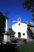 La chapelle des pénitents blancs où furent emmenés les 53 fusillés de Valréas.