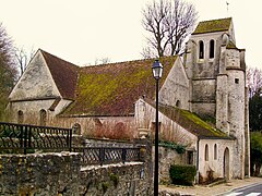 L'église Saint-Nicolas depuis le nord.