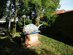 Décoration,, à l'entrée du château en 2007