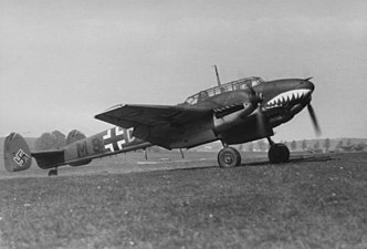 Messerschmitt Bf 110 en mai 1940.