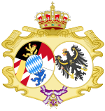 Description de l'image Coat of Arms of Marie of Prussia, Queen of Bavaria (Order of Maria Luisa).svg.