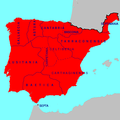 Image 24Visigothic kingdom in Iberia from 625 to 711 (from History of Portugal)