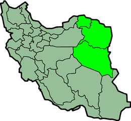 Provincia di Khorasan – Mappa