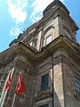 Ka­tho­li­ken­tags­be­flag­gung an der Mannheimer Jesuitenkirche